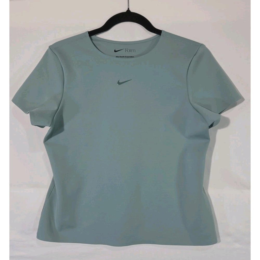 Nike Form Stealth Evaporation Women's Large Shirt Green/Blue